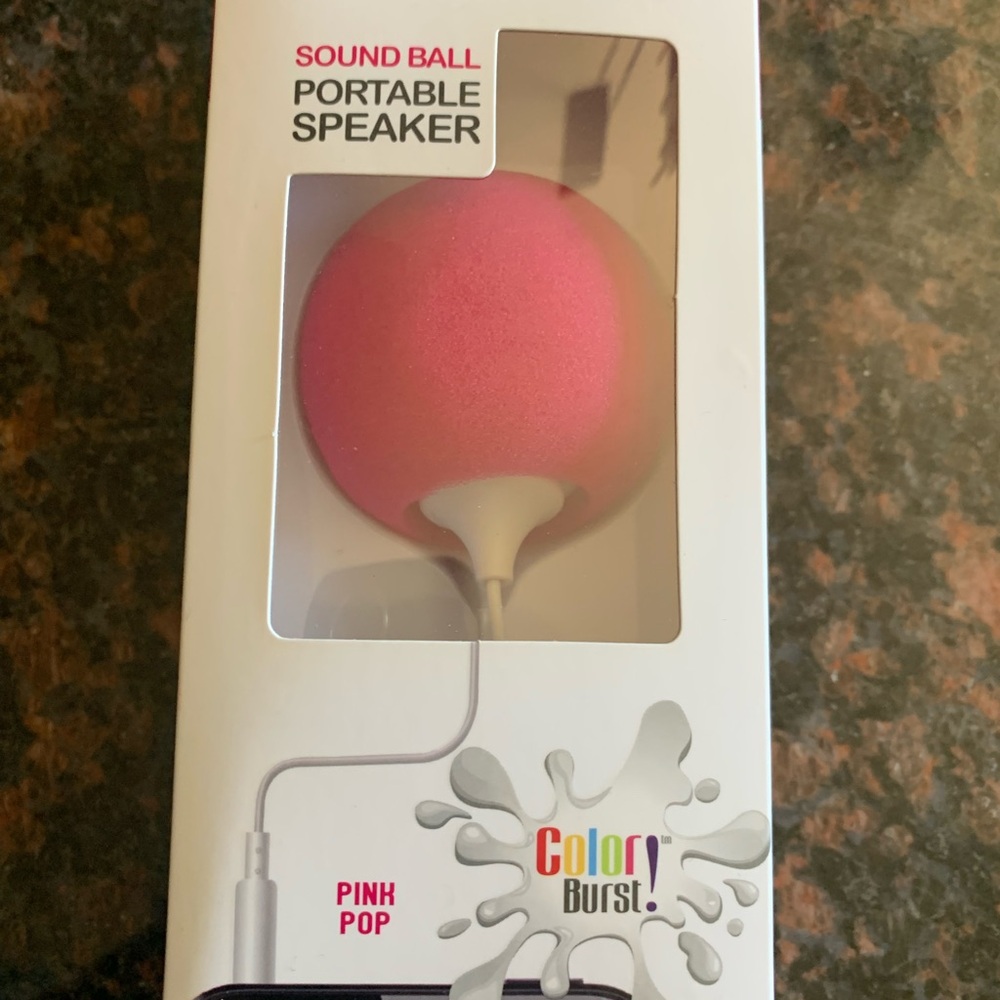 Buy 1 get one 50% off 
Pink Portable Speaker
